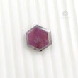 Raspberry SAPPHIRE Gemstone Normal Cut : 7.25cts Natural Untreated Sheen PINK Sapphire Hexagon Shape 16*14mm (With Video)