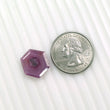 Raspberry SAPPHIRE Gemstone Normal Cut : 8.05cts Natural Untreated Sheen Pink Sapphire Hexagon Shape 17*14mm (With Video)