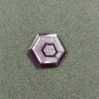 Raspberry SAPPHIRE Gemstone Normal Cut : 8.05cts Natural Untreated Sheen Pink Sapphire Hexagon Shape 17*14mm (With Video)