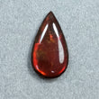 Red Ammolite Gemstone Cabochon : 9.00cts Natural Fossilized Shell Multi Color Ammolite Pear Shape Cabochon 24*13mm (With Video)