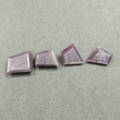 Raspberry Sheen PINK SAPPHIRE Gemstone Normal Cut : 26.35cts Natural Untreated Sapphire Uneven Shape 15*11mm - 19*14mm 4pcs (With Video)