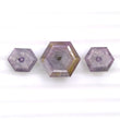 Raspberry Sheen PINK SAPPHIRE Gemstone Normal Cut : 14.95cts Natural Untreated Sapphire Hexagon Shape 11*8.5mm - 15*13mm 3pcs (With Video)