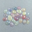 MULTI SAPPHIRE Gemstone Cut : 127.65cts Natural Untreated Sapphire Gemstone Uneven Shape Rose Cut 12.5*10mm - 18*13mm 26pcs Lot For Jewelry