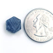 RECORD KEEPER Blue SAPPHIRE Gemstone Crystal : 6.75cts Natural Untreated Triangle Formative Sapphire Specimen 11*10mm 1pc For Ring/Pendant
