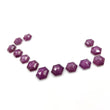 Raspberry Sheen PURPLE PINK SAPPHIRE Gemstone Cut September Birthstone : 45.50cts Natural Untreated Sapphire Hexagon Step Cut 9*8mm - 13*10mm 13pcs Set For Jewelry