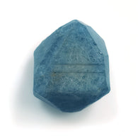 RECORD KEEPER Blue SAPPHIRE Gemstone Crystal : 60.00cts Natural Untreated Unheated Triangle Formative Sapphire Specimen 25*20mm 1pc