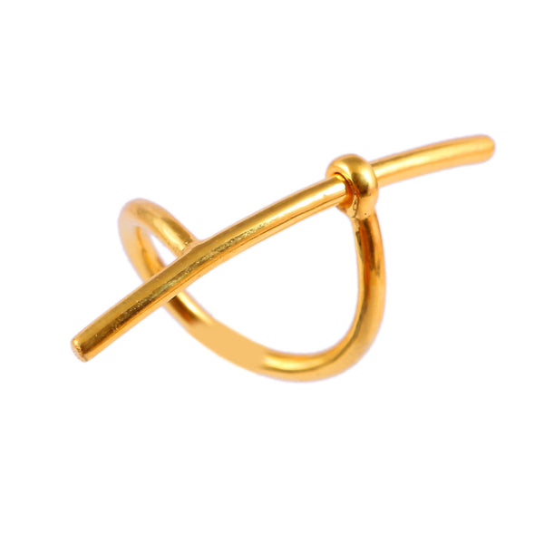 Sideways Cross Ring  Sterling Gold Cross Ring Christian Rings For Women Catholic Ring Handmade Boho Style