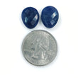 BLUE SAPPHIRE Gemstone Cut : 18.00cts Natural Untreated Unheated Sapphire Gemstone Checker Cut Briolette Egg Shape 15*12mm Pair For Earring