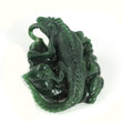 Gemstone Sculpture Aventurine : Limited Original Green Aventurine Quartzite Wild Chameleon Figurine Sculpture Hand Carved