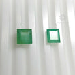 2.02cts Natural Untreated GREEN COLOMBIAN EMERALD Gemstone Normal Cut Baguette Shape 5.4*4.8mm - 5.6mm 2pcs For Jewelry
