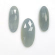 12.75cts Natural Untreated MULTI SAPPHIRE Gemstone Oval Shape Rose Cut 16*6mm - 18.5*9mm 3pcs Set For Jewelry