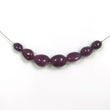 58.00cts Natural Untreated RED RUBY Gemstone Uneven Shape Cabochon Loose Beads 14*12mm*9.5h - 9*7mm*6h 7pcs For Necklace