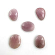 23.00cts Natural Untreated PINK SAPPHIRE Gemstone Uneven Shape Rose Cut 12*9mm - 14*11mm 5pcs Lot For Jewelry