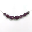 58.00cts Natural Untreated RED RUBY Gemstone Uneven Shape Cabochon Loose Beads 14*12mm*9.5h - 9*7mm*6h 7pcs For Necklace