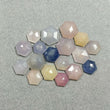 71.45cts Natural Untreated MULTI SAPPHIRE Gemstone Hexagon Shape Step Cut 10*9mm - 14*12mm 18pcs Lot For Jewelry