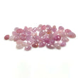 54.50cts Natural Untreated PINK SAPPHIRE Gemstone Pear Shape Rose Cut 5*4mm - 10*7mm 51pcs Lot For Jewelry