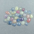 110.70cts Natural Untreated MULTI SAPPHIRE Gemstone Uneven Shape Rose Cut 9*8mm - 14*9mm 33pcs Lot For Jewelry