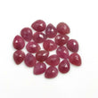 PINK SAPPHIRE Gemstone Rose Cut : 34.75cts Natural Untreated Unheated Sapphire Pear Shape 9*7mm 19pcs (With Video)