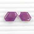 13.00cts Natural Untreated Raspberry Sheen PINK SAPPHIRE Gemstone September Birthstone Hexagon Shape Normal Cut 15*13mm Pair For Earring