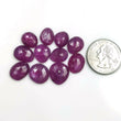 55.00cts Natural Untreated Raspberry Sheen PURPLE PINK SAPPHIRE Gemstone September Birthstone Uneven Shape Rose Cut 11*10mm - 14.5*13mm 11pcs Lot For Jewelry