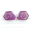 14.40cts Natural Untreated Raspberry Sheen PINK SAPPHIRE Gemstone September Birthstone Hexagon Shape Normal Cut 16*11.5mm Pair For Earring