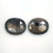 11.14cts Natural Untreated Golden Brown CHOCOLATE SAPPHIRE Gemstone Oval Shape Rose Cut 14*11mm Pair For Jelwelry