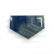 36.60cts Natural Untreated SHEEN BLUE SAPPHIRE Gemstone Uneven Shape Normal Cut 22*31mm (With Video)