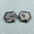 27.45cts Natural Untreated Golden Brown CHOCOLATE SAPPHIRE Gemstone Hexagon Shape Normal Cut 19*14mm Pair (With Video)