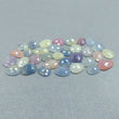 110.70cts Natural Untreated MULTI SAPPHIRE Gemstone Uneven Shape Rose Cut 9*8mm - 14*9mm 33pcs Lot For Jewelry