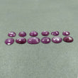 41.80cts Natural Untreated Raspberry Sheen PINK SAPPHIRE Gemstone September Birthstone Rose Cut Uneven Shape 9*8mm - 16*12mm 12pcs For Jewelry