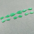 GREEN CHRYSOPRASE Gemstone Carving : 32.60cts Natural Untreated Chrysoprase Hand Carved LEAVES 13*8mm - 20*11mm 6 Pair For Jewelry