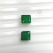 2.72cts Natural Untreated GREEN COLOMBIAN EMERALD Gemstone Normal Cut Baguette Shape 5.8*5.4mm - 6.4*5.6mm 2pcs For Jewelry