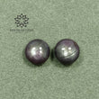 13.64cts Natural Untreated 6Ray STAR RUBY Gemstone Round Shape Cabochon 10mm Pair For Earring